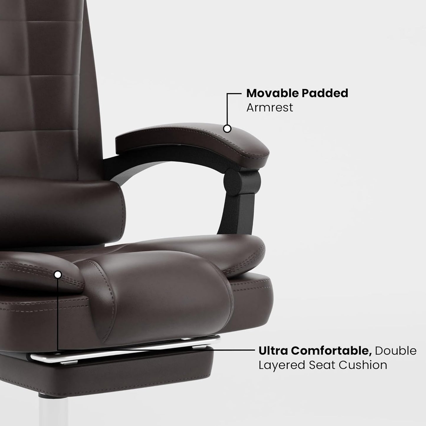 Green Soul Urbane Pro Ergonomic Office Chair with Footrest & Installation