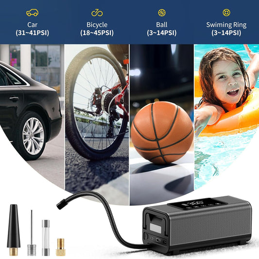 Dexico 16000mAh Portable Air Compressor 150 PSI